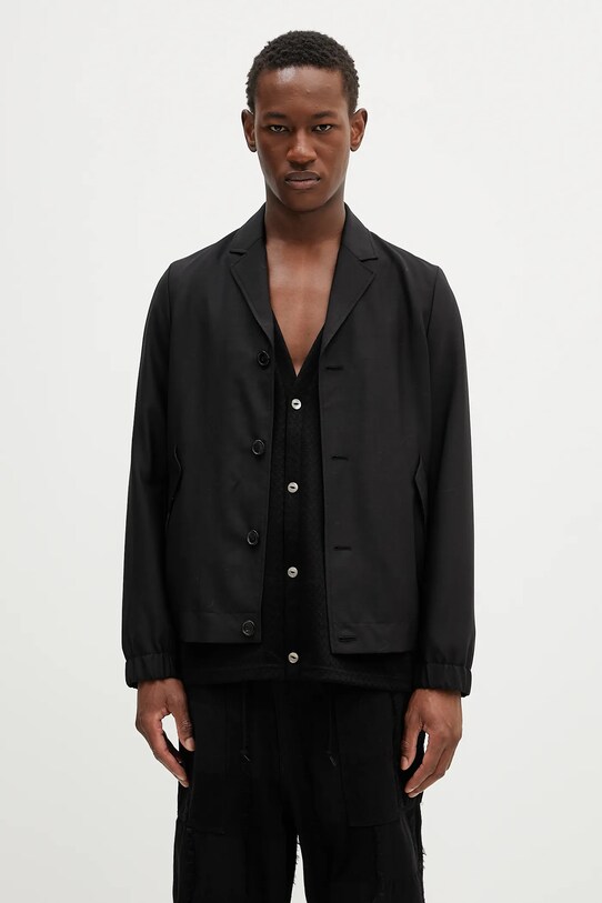 Paul Smith sacou de lână cu captuseala negru M1R.440Z.P00108