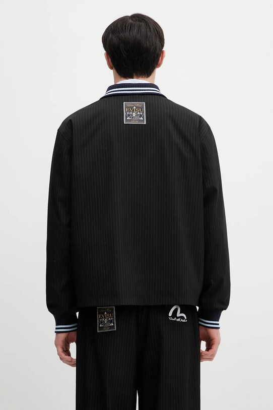 Îmbrăcăminte Evisu geacă Flat Knit Collar Coach 2ESHTM5JK1053 negru