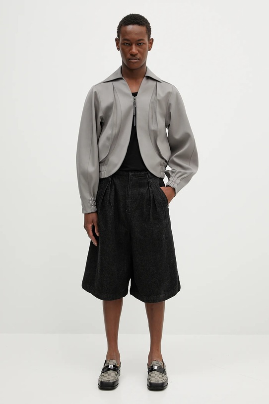 Ader Error geacă de lână Apparel-Top BO01SSJK0801GR