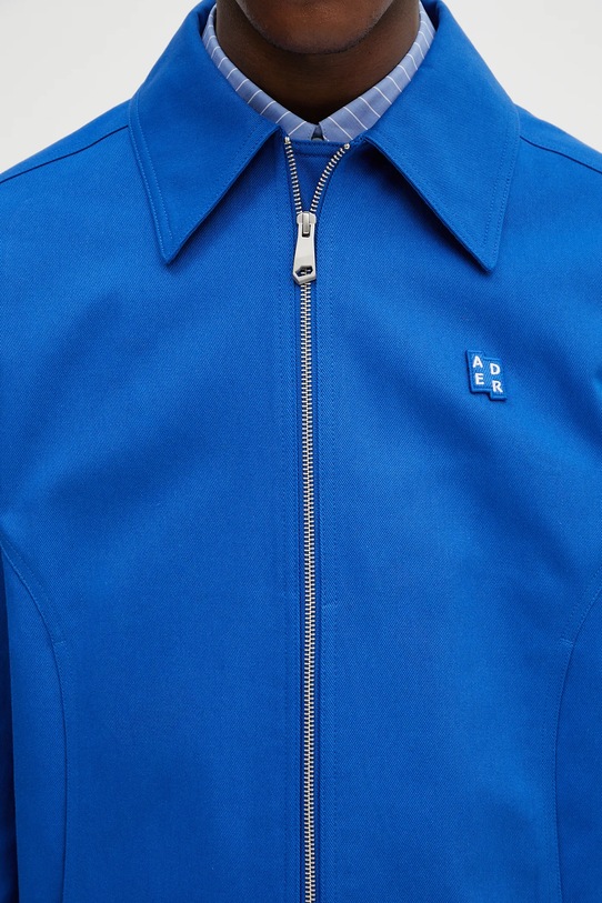 Bavlněná bunda Ader Error Apparel-Top modrá BO42FYJK0102BL