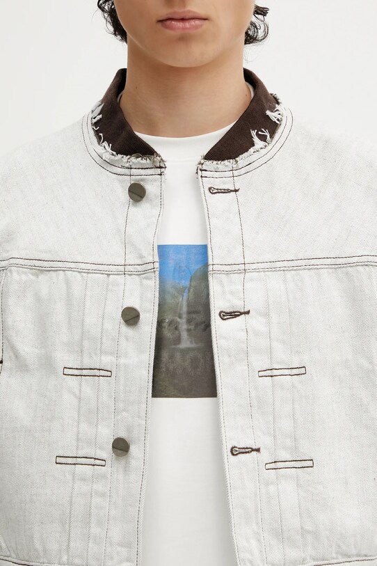 Ader Error denim jacket Apparel-Top white BO01SSJK1601WH