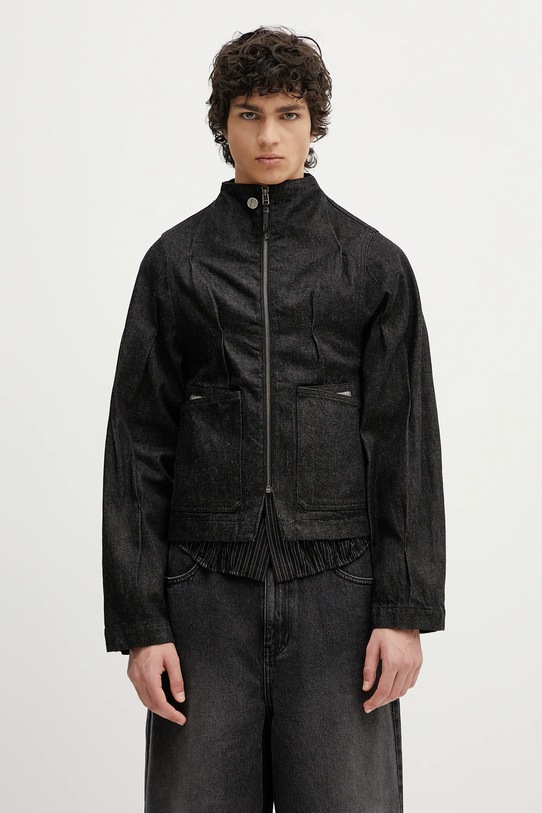 Ader Error denim jacket Apparel-Top non-insulated black BO01SSJK0108BK