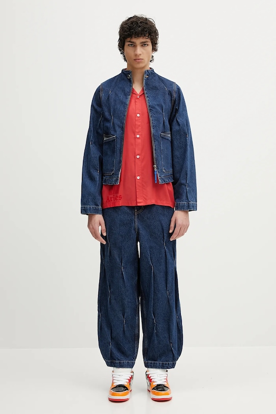 Ader Error kurtka jeansowa Apparel-Top BO01SSJK0108BL