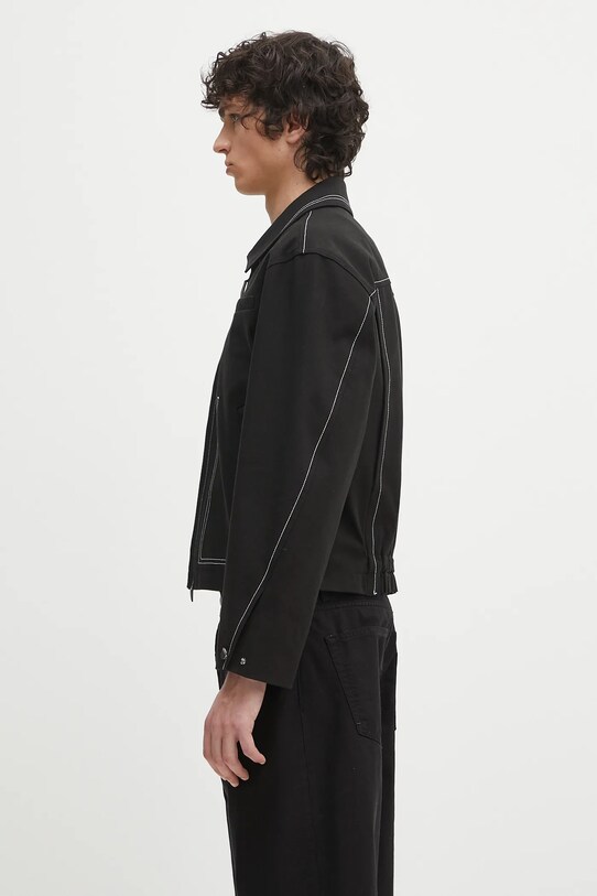 Bunda Ader Error Apparel-Top BO01SSJK1602BK černá SS25