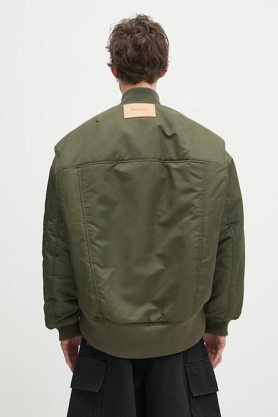 Дрехи Яке бомбър JW Anderson Oversized Curved Hem Bomber JK0357.PG1696.595 зелен
