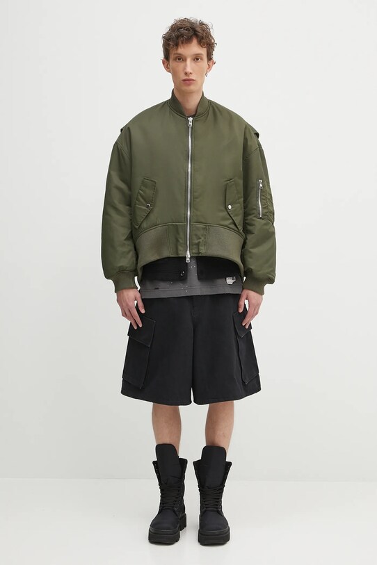 Яке бомбър JW Anderson Oversized Curved Hem Bomber JK0357.PG1696.595