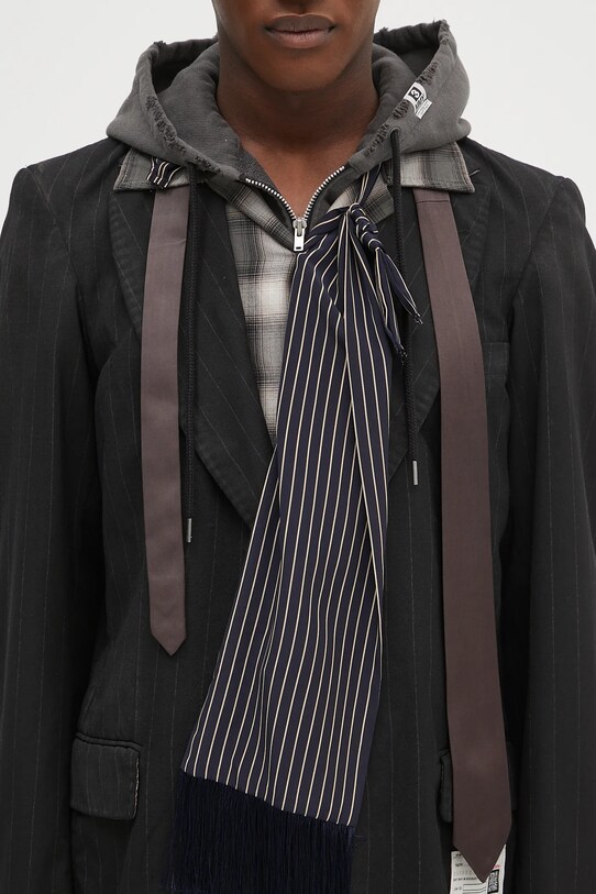 Maison MIHARA YASUHIRO kurtka wełniana Triple Layered Jacket czarny A14JK031