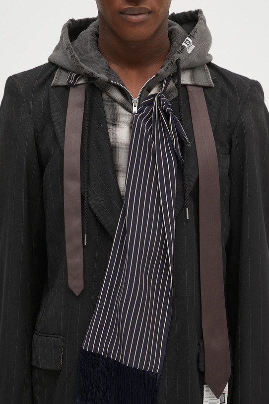 Вълнено яке Maison MIHARA YASUHIRO Triple Layered Jacket черен A14JK031