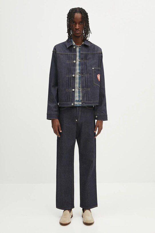 Human Made kurtka jeansowa Denim Work Jacket Past HM29JK002