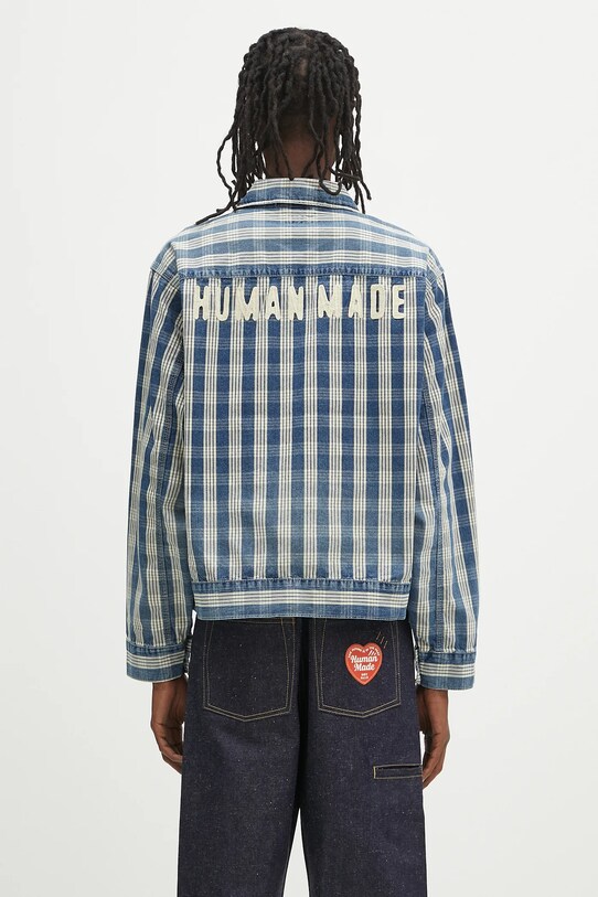 Odjeća Pamučna košulja Human Made Work Jacket HM29JK010 plava