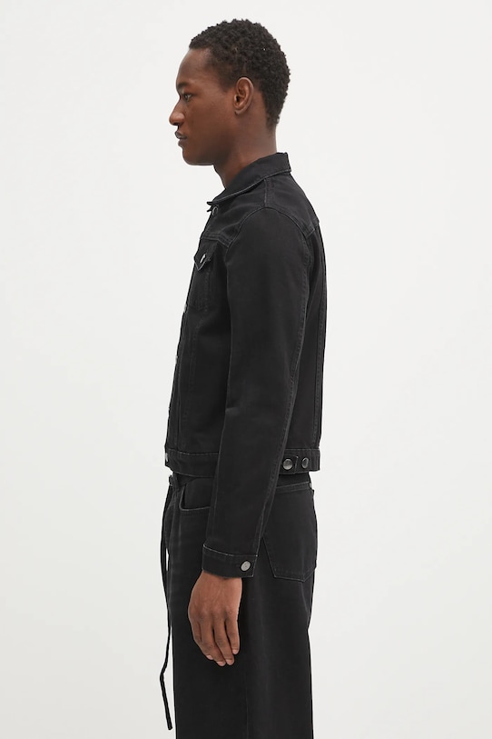 Džínová bunda 032C 'Down To Earth' S25.URD.1921.050 černá SS25