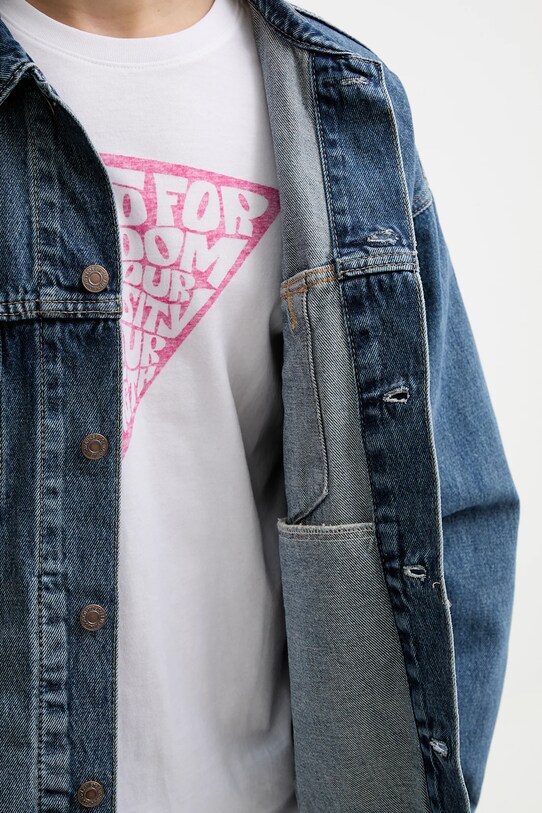 Levi's geacă din denim PRIDE ONE FAMILY TRUCKER 002FF