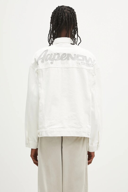 AAPE kurtka Now Light Weight AAPLJM7700XAN biały
