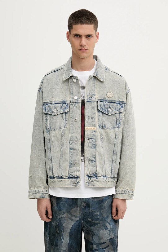 AAPE kurtka Now Light Weight niebieski AAPLJM7700XBN