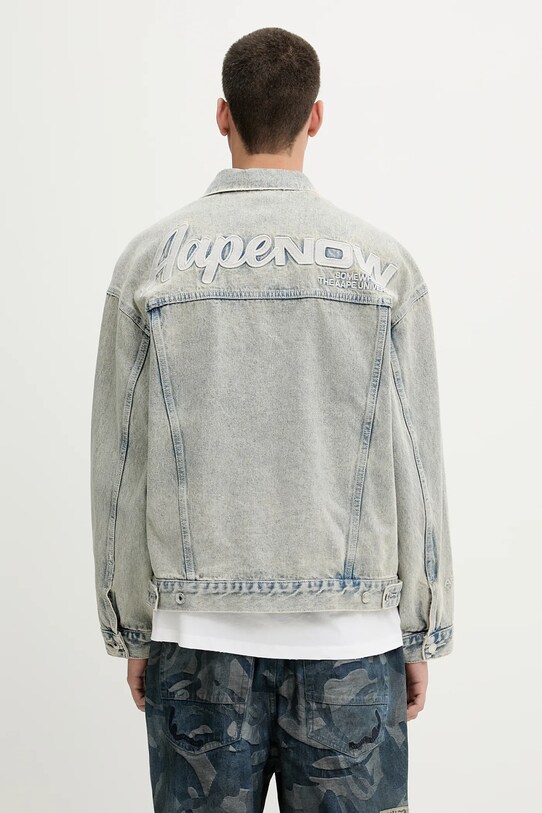 AAPE kurtka Now Light Weight AAPLJM7700XBN niebieski