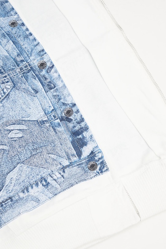 Džínová bunda AAPE Main Light Weight AAPLJM7710XXO