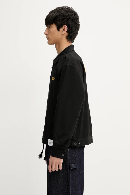 NEIGHBORHOOD kurtka bawełniana Zip Work Jacket 251TSNH.JKM02 czarny SS25