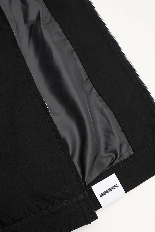 NEIGHBORHOOD kurtka bawełniana Zip Work Jacket 251TSNH.JKM02 czarny