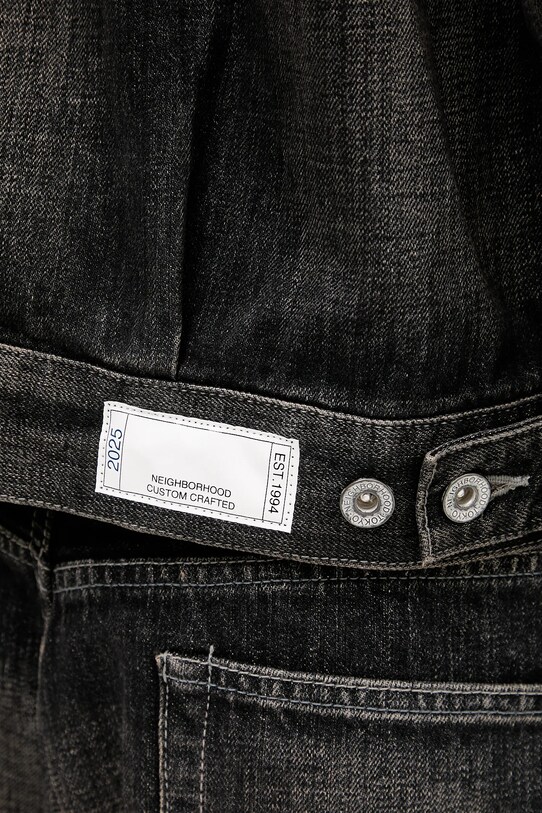 Дънково яке NEIGHBORHOOD Washed Denim Type-2 Jacket черен 251XBNH.JKM02