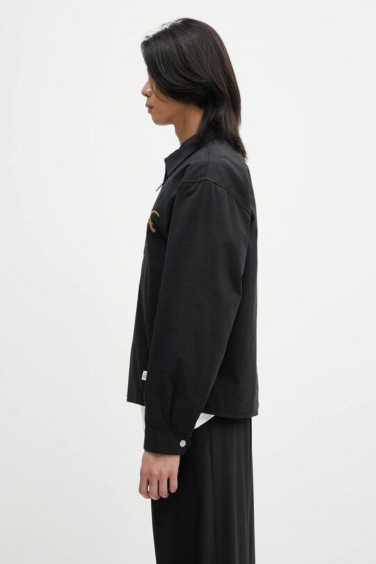 NEIGHBORHOOD kurtka bawełniana Souvenir Jacket 251UTNH.JKM03 czarny SS25