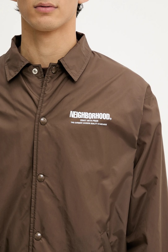 NEIGHBORHOOD kurtka Windbreaker Jacket-1 brązowy 251TSNH.JKM01