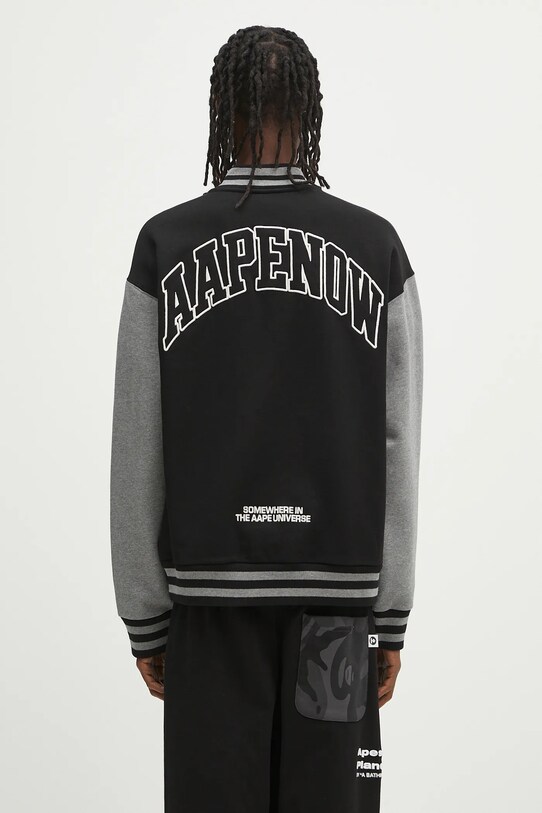 Odzież AAPE bluza Now Zip Up AAPSWMB328XXN czarny