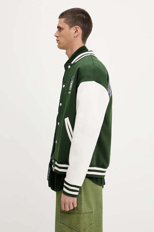 AAPE bluza Now Zip Up AAPSWMB328XAN zielony SS25