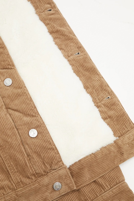 Manšestrová bunda AAPE Now AAPJKM7660XXN hnědá