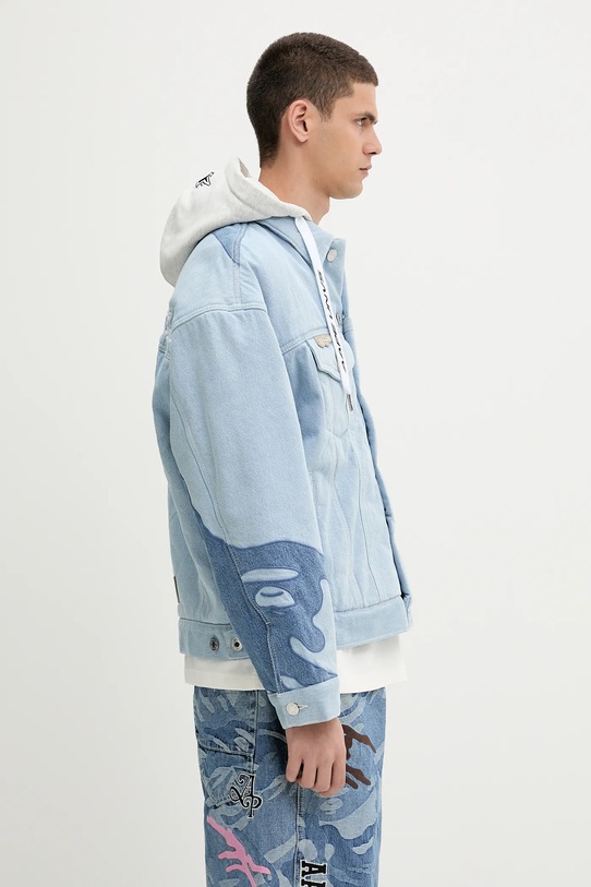 Τζιν μπουφάν AAPE Main μπλε AAPJKM7679XXN