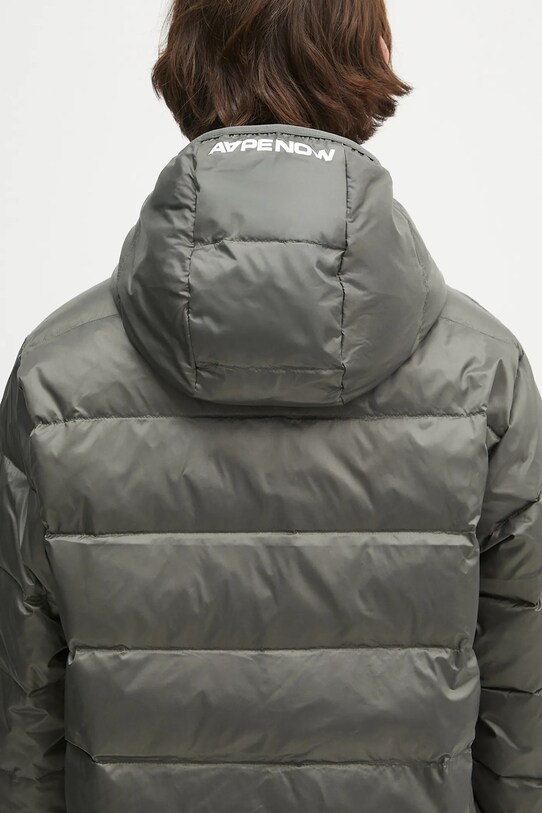 Péřová bunda AAPE Now Down AAPDNM7652XXN zelená