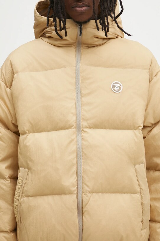 AAPE kurtka Now Down beżowy AAPDNM7654XXN