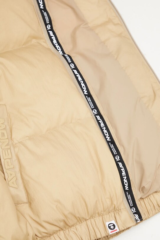 AAPE kurtka Now Down AAPDNM7654XXN beżowy