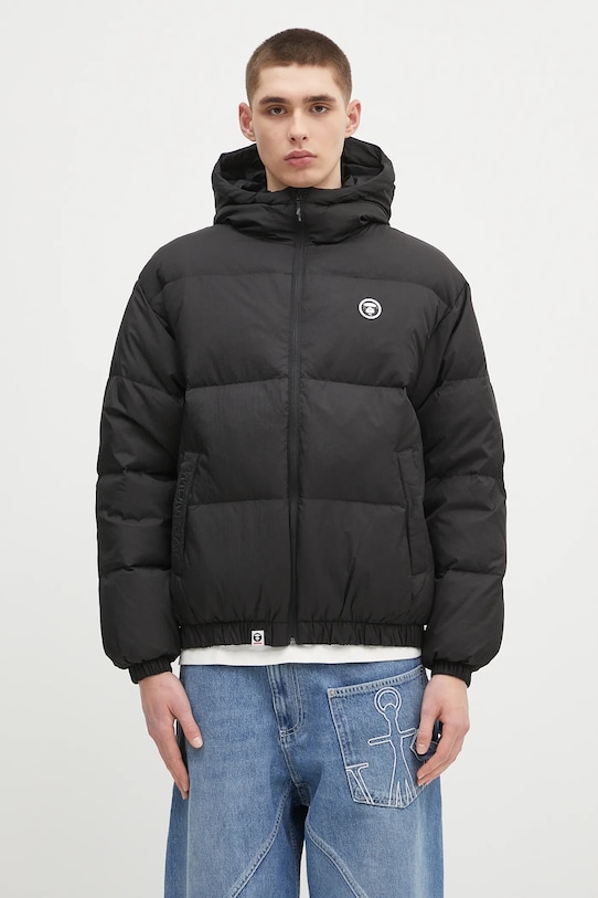 AAPE jacket Now Down with black AAPDNM7654XXN