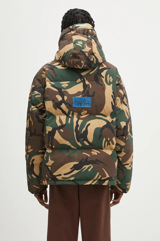 Clothing AAPE down jacket Main Down AAPDNM7665XAN green