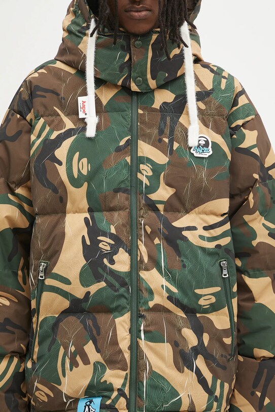 AAPE kurtka puchowa Main Down AAPDNM7665XAN