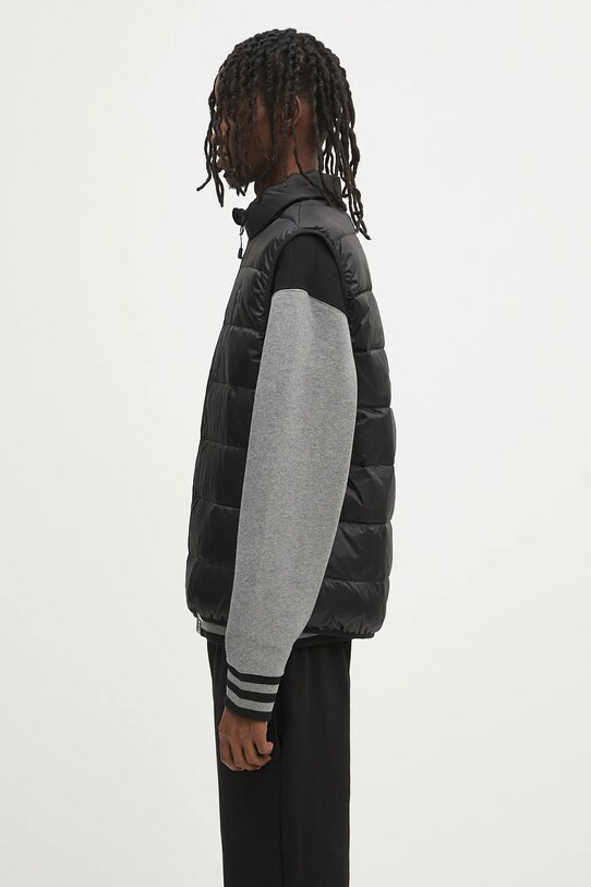 AAPE vestă de puf Now Down AAPDNM7651XXN negru SS25