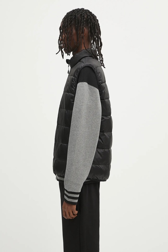 Páperová vesta AAPE Now Down AAPDNM7651XXN čierna SS25