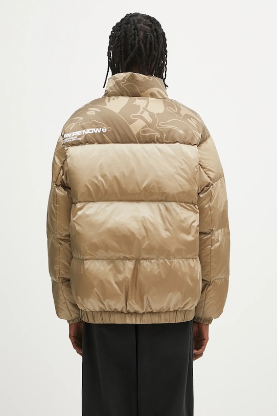 Clothing AAPE down jacket Now Down AAPDNM7595XXN green