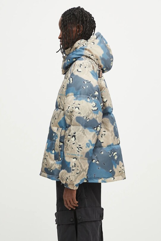 Péřová bunda AAPE Main Down AAPDNM7666XXN béžová SS25