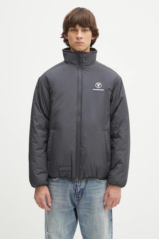 Куртка AAPE Now без капюшона сірий AAPJKM7658XXN