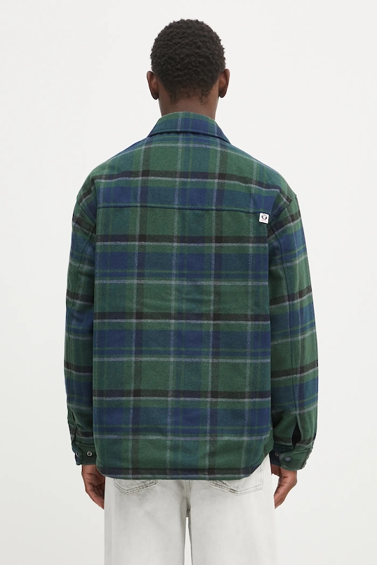 Ρούχα Μπουφάν από μίγμα μαλλιού AAPE Now AAPJKM7659XXN πράσινο