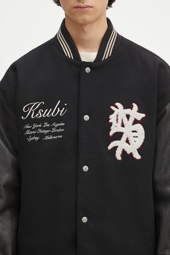 Μπουφάν bomber KSUBI playoff varsity MSP25JK003 μαύρο