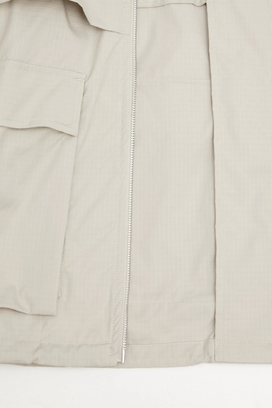 Maison Kitsuné giacca Hooded Zipped Windbreaker OM02113WW9056 beige