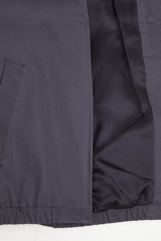 Maison Kitsuné giacca in cotone Elasticated Zipped OM02122WW9028 grigio