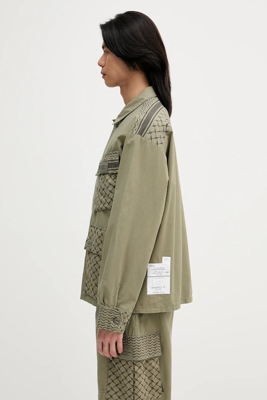 Bunda NEIGHBORHOOD PT SHEMAGH FATIGUE 251UTNH.JKM01 zelená SS25