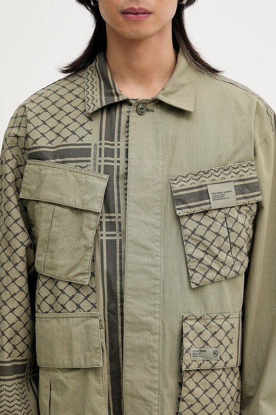 Bunda NEIGHBORHOOD PT SHEMAGH FATIGUE 251UTNH.JKM01 zelená