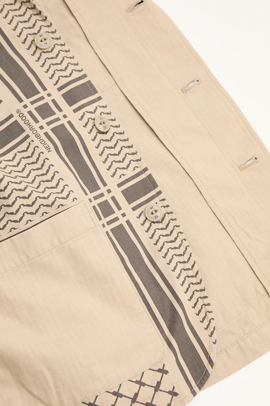 Βαμβακερό μπουφάν NEIGHBORHOOD PT SHEMAGH 251UTNH.JKM02 μπεζ