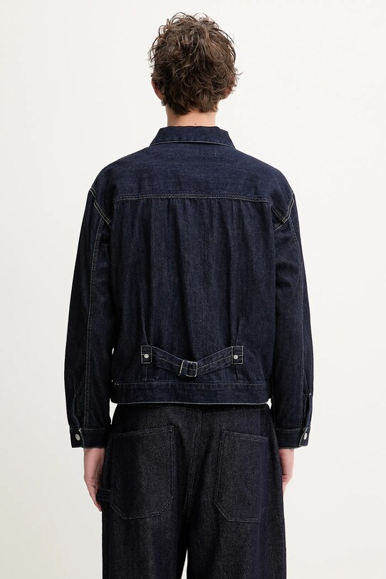 Odzież NEIGHBORHOOD kurtka jeansowa WASHED LW DENIM ZIP 251SPNH.JKM01 niebieski