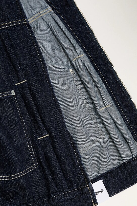 NEIGHBORHOOD kurtka jeansowa WASHED LW DENIM ZIP 251SPNH.JKM01
