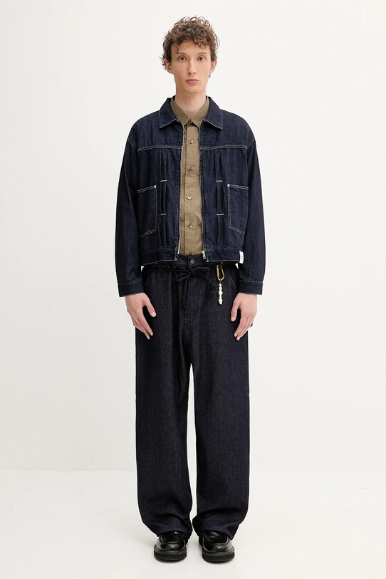 NEIGHBORHOOD kurtka jeansowa WASHED LW DENIM ZIP 251SPNH.JKM01